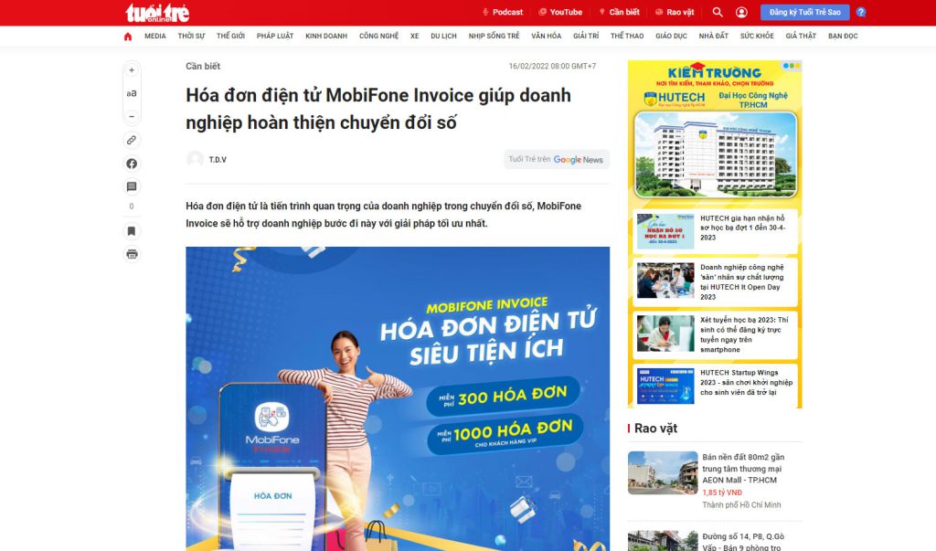 Giải Pháp Chuyển Đổi Số MobiFone
