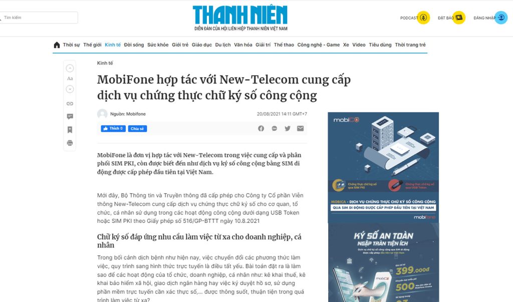 Giải Pháp Chuyển Đổi Số MobiFone