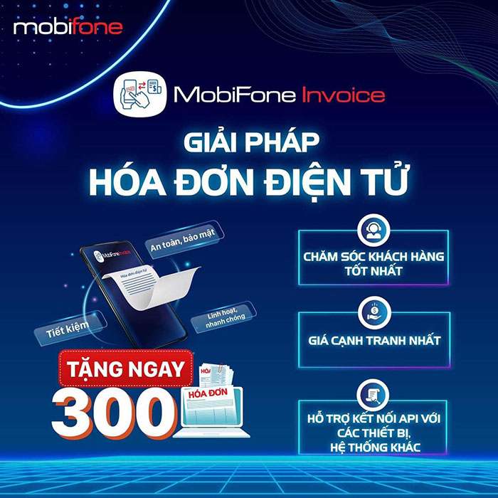 Hóa đơn điện tử MobiFone Invoice chất lượng, giá rẻ