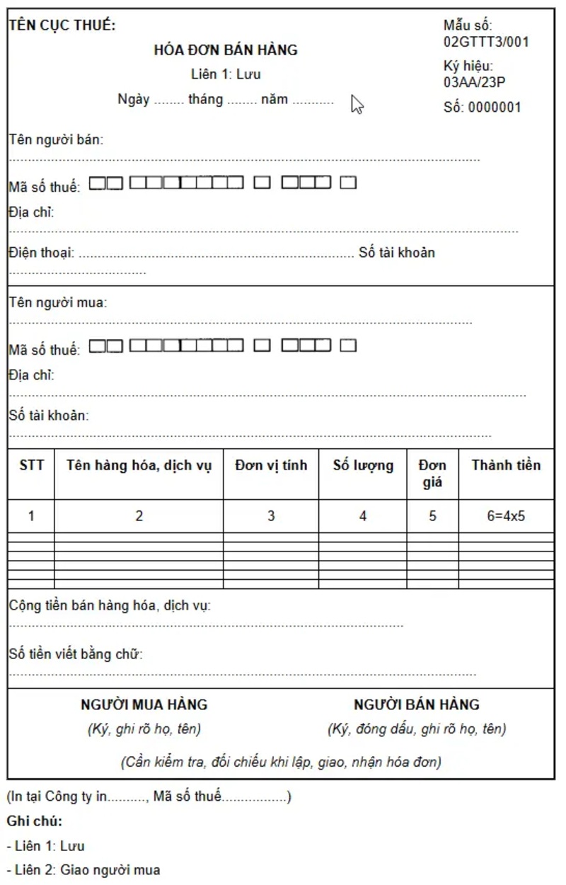 hóa đơn điện tử