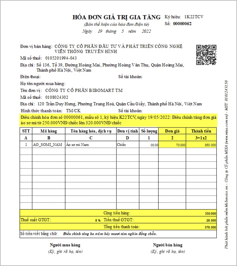 hóa đơn điện tử