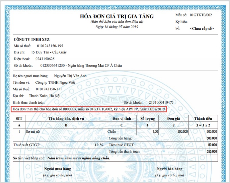 hóa đơn điện tử