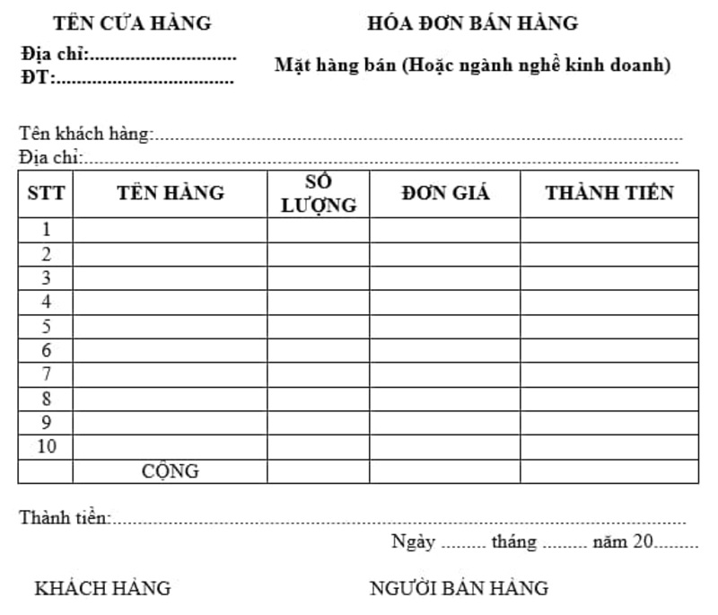 mẫu hóa đơn điện tử mẫu hóa đơn điện tử